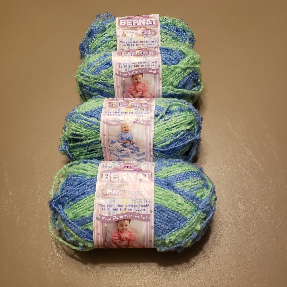 Bernat Baby Bouclé Yarn Lot